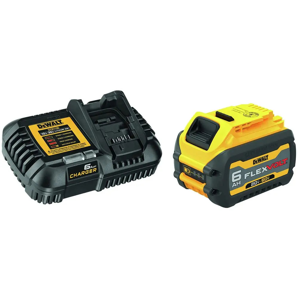 Open Box -  DEWALT FLEXVOLT 20-Volt/60-Volt MAX Lithium-Ion 6.0Ah Battery Pack with Charger DEWALTBullseye Deals