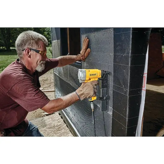 Open Box -  DEWALT Pneumatic 16-Gauge 1 in. Crown Lathing Stapler DEWALTBullseye Deals