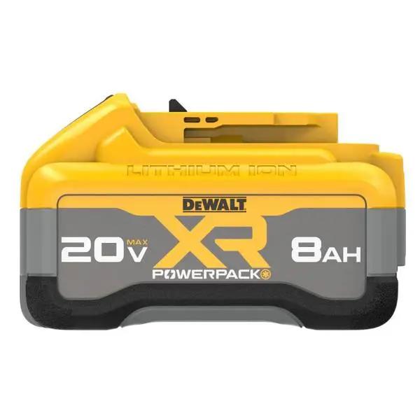 Open Box -  DeWalt DCB2108 20V MAX XR POWERPACK 8 Ah Battery – Extended Runtime  High-Performance Lithium-Ion Battery  Compatible with All DeWalt 20V MAX Tools DEWALTBullseye Deals