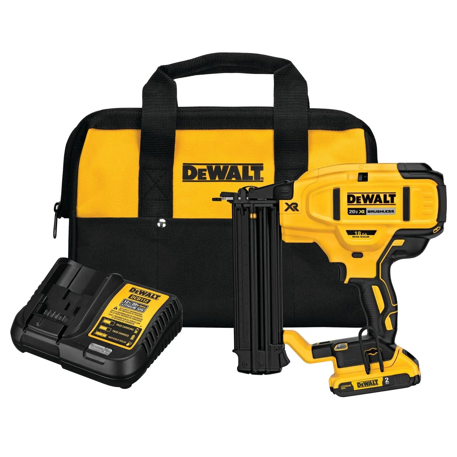 Open Box - DeWalt DCN680D1 20-Volt Max Lithium-Ion 18-Gauge Cordless Brad Nailer Kit DEWALTBullseye Deals
