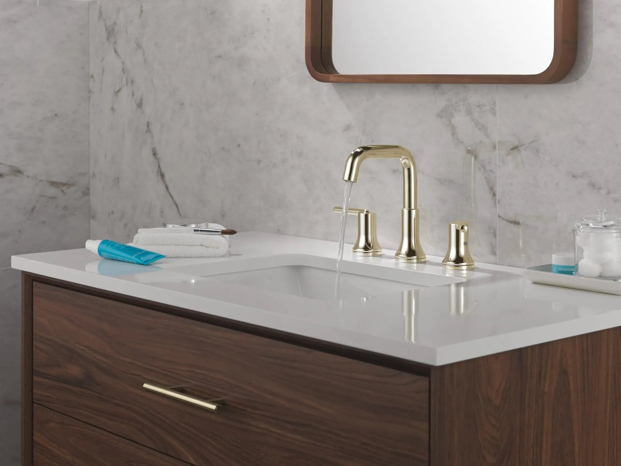 Open Box - Delta 3554-PNMPU-DST - Bathroom Sink Faucets Faucet DeltaBullseye Deals