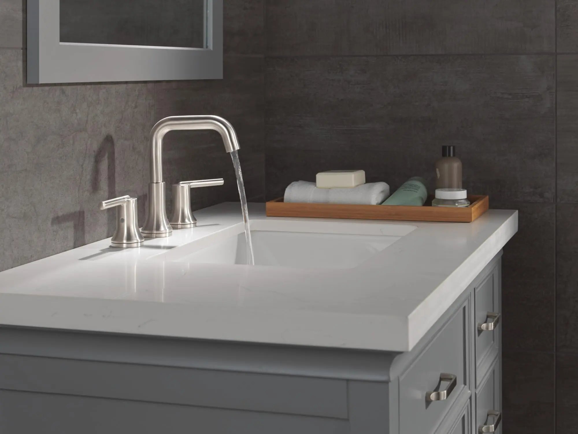 Open Box - Delta 3554-SSMPU-DST - Bathroom Sink Faucets Faucet DeltaBullseye Deals