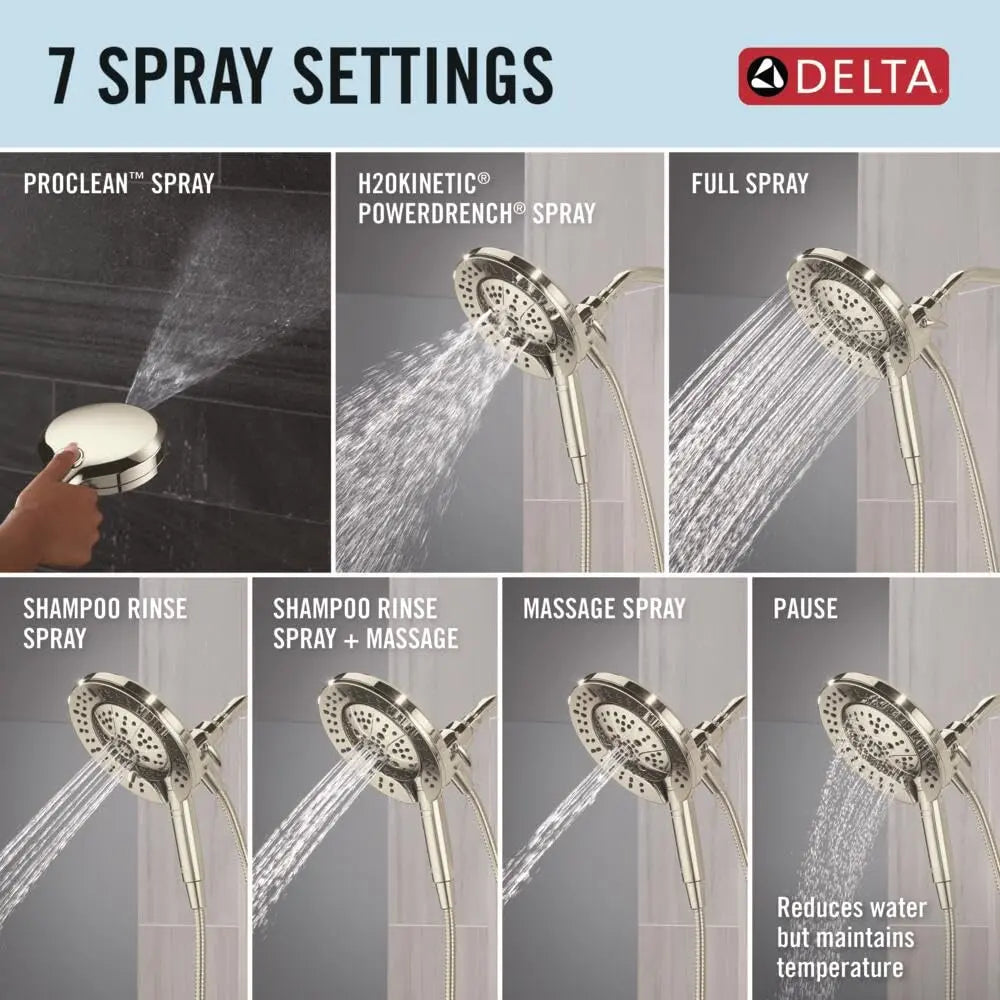 Open Box - Delta 58651-PN-PR25 - Shower Heads Showers DeltaBullseye Deals
