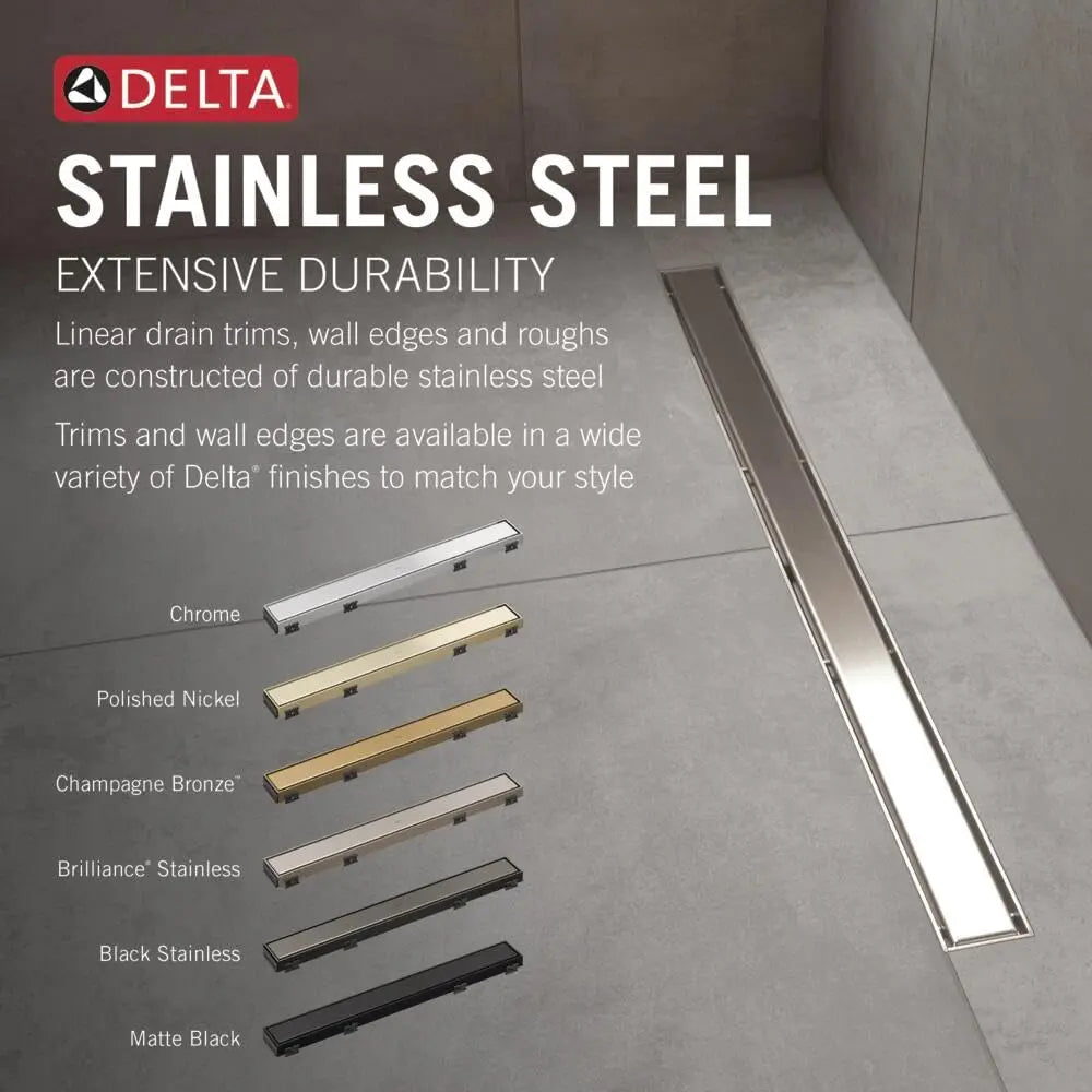 Open Box - Delta DT0732413-SS - Shower Drains Showers DeltaBullseye Deals