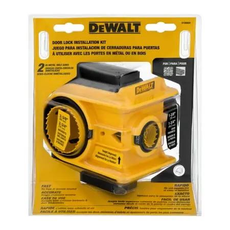 Open Box -  Dewalt 115-D18004 Dewalt Door Lock Installation Kit DEWALTBullseye Deals