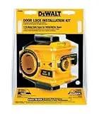 Open Box -  Dewalt 115-D18004 Dewalt Door Lock Installation Kit DEWALTBullseye Deals