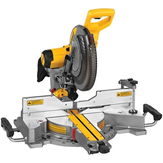Open Box -  Dewalt 15 Amp Corded 12-inch Double-Bevel Sliding Compound Miter Saw DewaltBullseye Deals