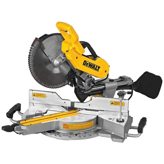 Open Box -  Dewalt 15 Amp Corded 12-inch Double-Bevel Sliding Compound Miter Saw DewaltBullseye Deals