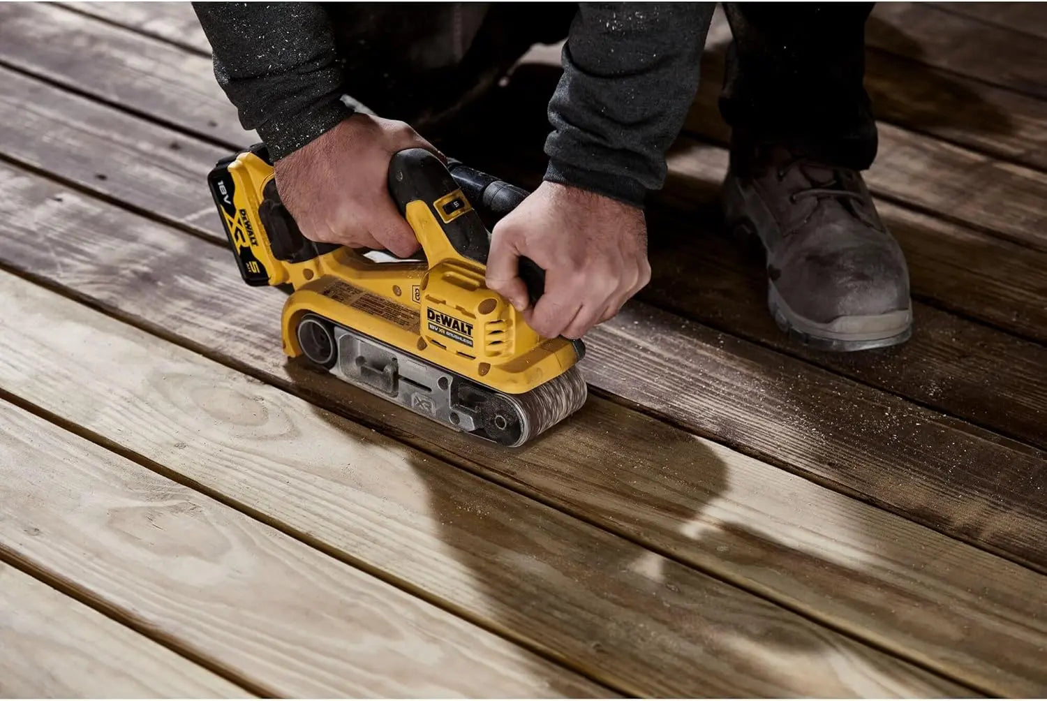 Open Box -  Dewalt 20V Max Xr 3 X 21  Belt Sander Cordless Bare Tool DEWALTBullseye Deals