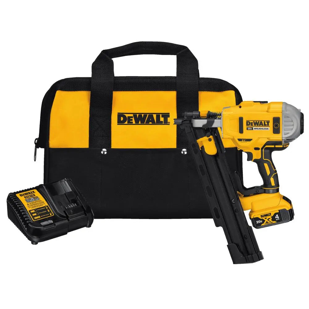 Open Box -  Dewalt DCN21PLM1 20-Volt MAX Lithium-Ion 21-Degree Cordless Framing Nailer DEWALTBullseye Deals