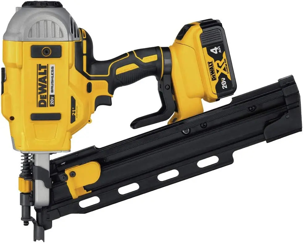 Open Box -  Dewalt DCN21PLM1 20-Volt MAX Lithium-Ion 21-Degree Cordless Framing Nailer DEWALTBullseye Deals