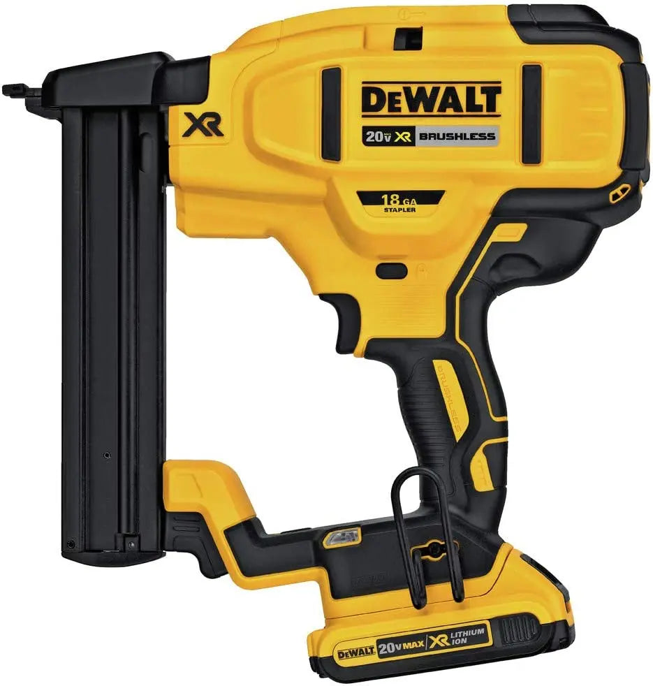 Open Box -  Dewalt DCN681D1 20V MAX Cordless Lithium-Ion 18 Gauge Narrow Crown Stapler Kit DEWALTBullseye Deals
