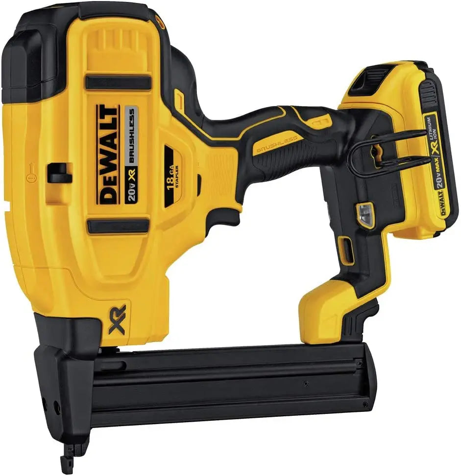 Open Box -  Dewalt DCN681D1 20V MAX Cordless Lithium-Ion 18 Gauge Narrow Crown Stapler Kit DEWALTBullseye Deals
