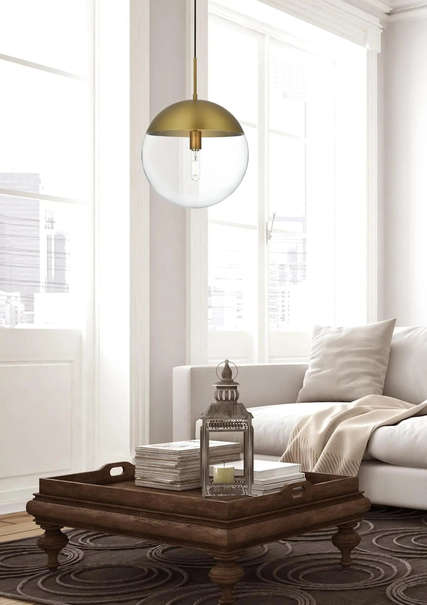 Open Box - Elegant Lighting LD6045BK - Pendants Indoor Lighting Elegant LightingBullseye Deals
