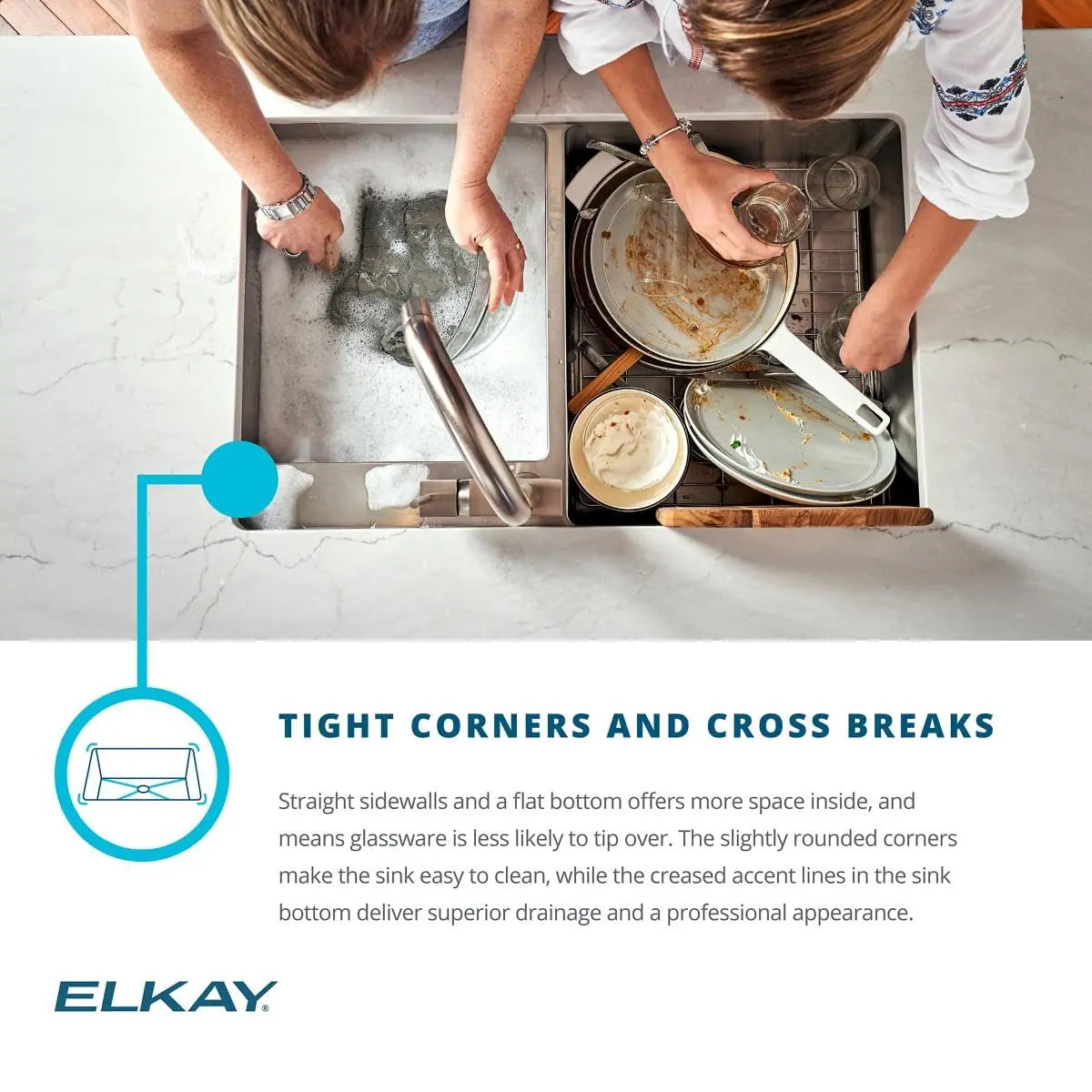 Open Box - Elkay ECTRUAD211755 - Kitchen Sinks Sinks ElkayBullseye Deals
