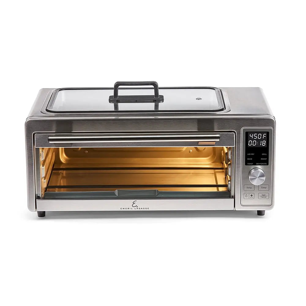 Open Box -  Emeril Power Grill 360 6-in-1 Countertop Convection Toaster Oven EmerilBullseye Deals