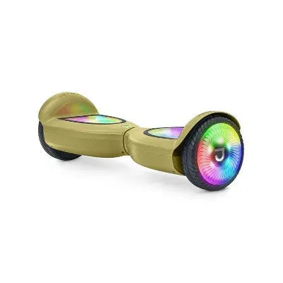 Open Box - Jetson Mojo Light Up Hoverboard with Bluetooth Speaker - Brass Gold - Secondipity - UPC -Jetson