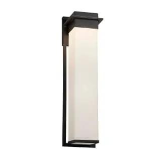Open Box - Justice Design Group FSN-7545W-OPAL-MBLK - Wall Sconces Outdoor Lighting Justice Design GroupBullseye Deals