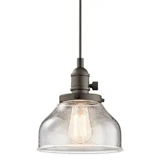 Open Box - Kichler 43850OZ Olde Bronze Avery 1 Light Pendant KichlerBullseye Deals