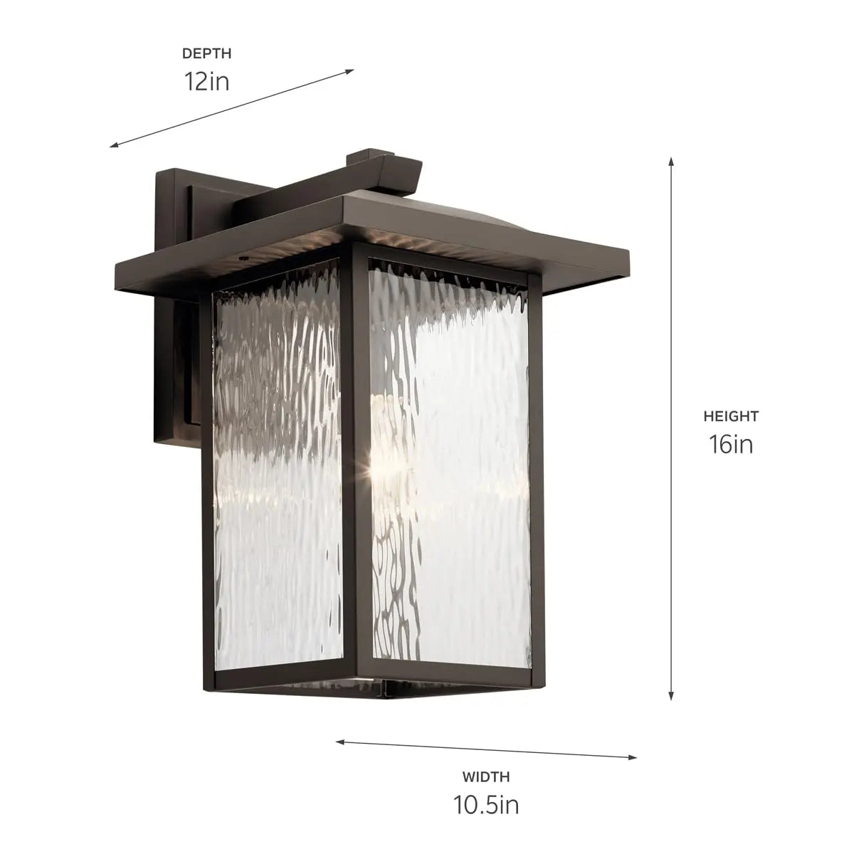 Open Box - Kichler 49926OZ - Wall Sconces Outdoor Lighting KichlerBullseye Deals