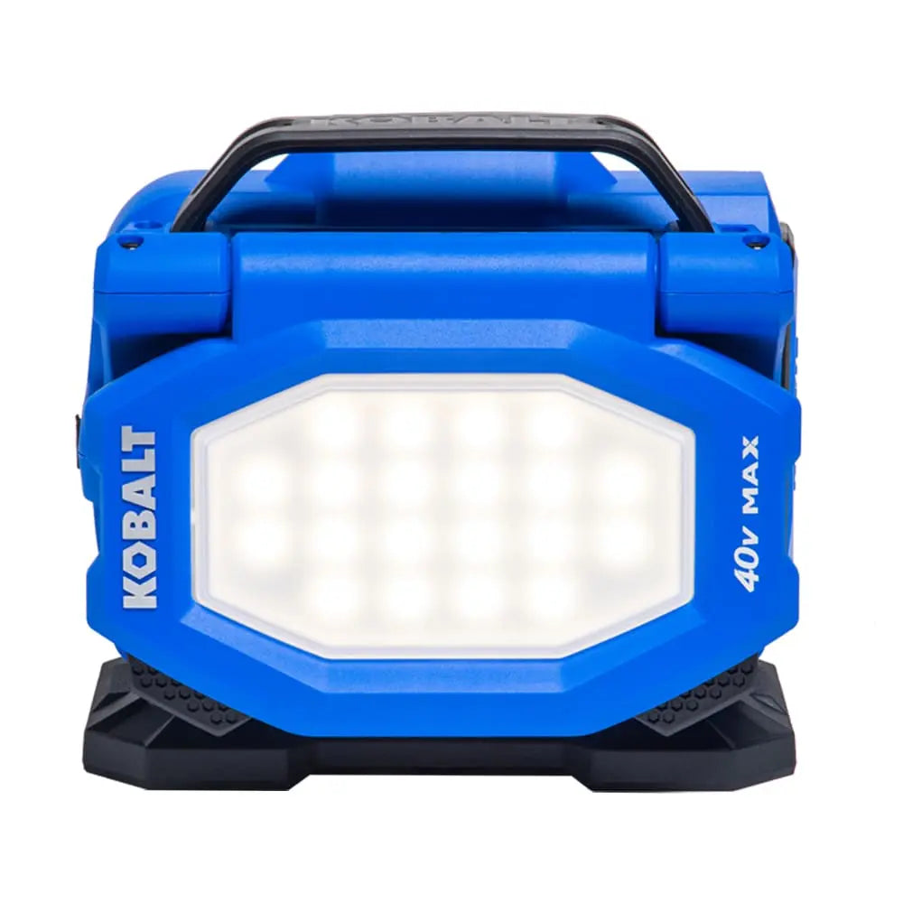 Open Box -  Kobalt 40-volt Max 2200-Lumen LED Battery-operated and Plug-in Rechargeable Portable Work Light Kobalt