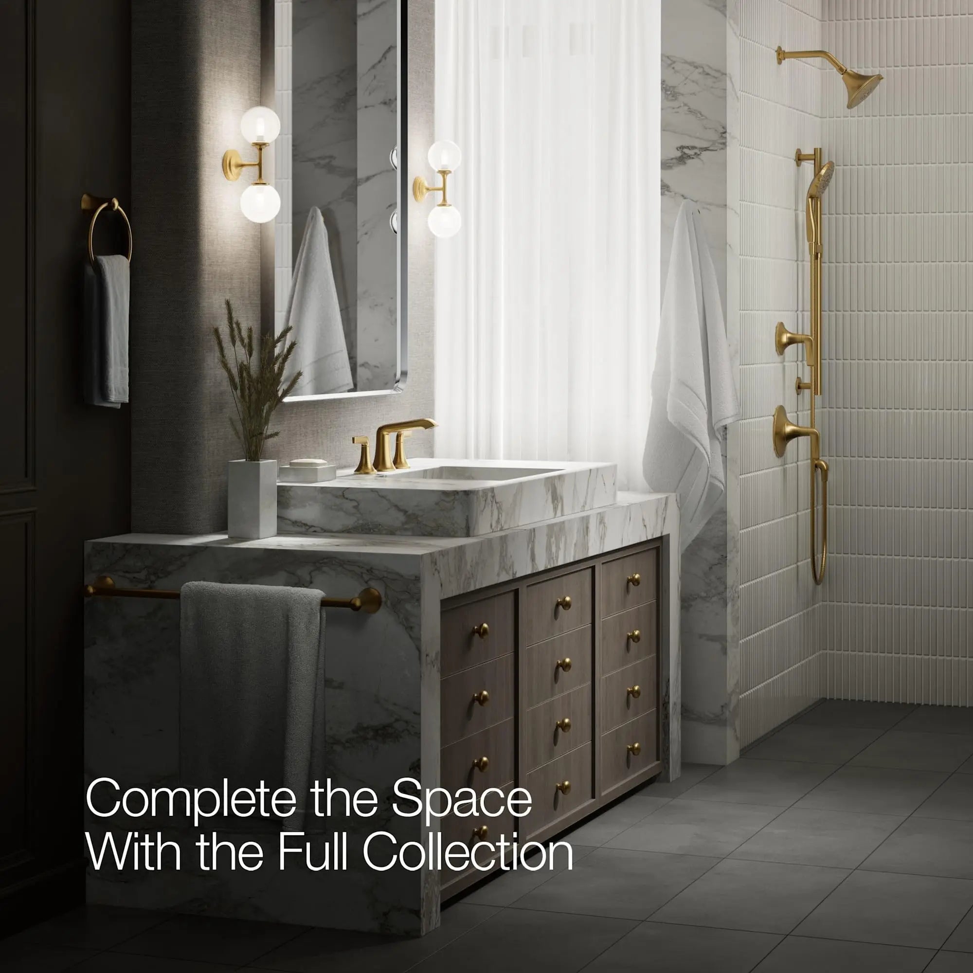 Open Box - Kohler K-22020-4-BN - Bathroom Sink Faucets Faucet KohlerBullseye Deals