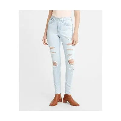Open Box - Levi's Women's 721 High Rise Skinny Leg Tailored Distressed Jeans Mid-Stretch Denim Levi'sBullseye Deals