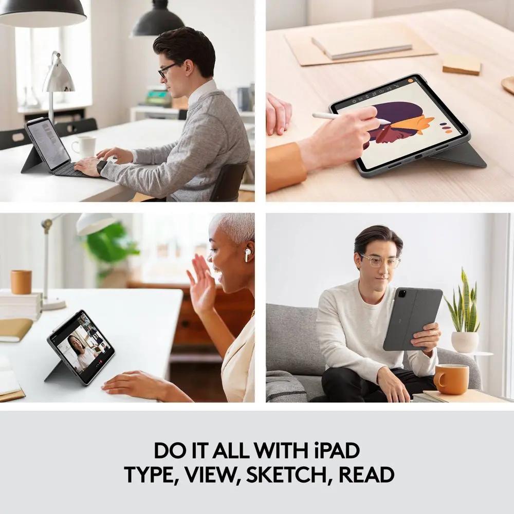 Open Box -  Logitech Combo Touch for iPad Pro 11-inch LogitechBullseye Deals