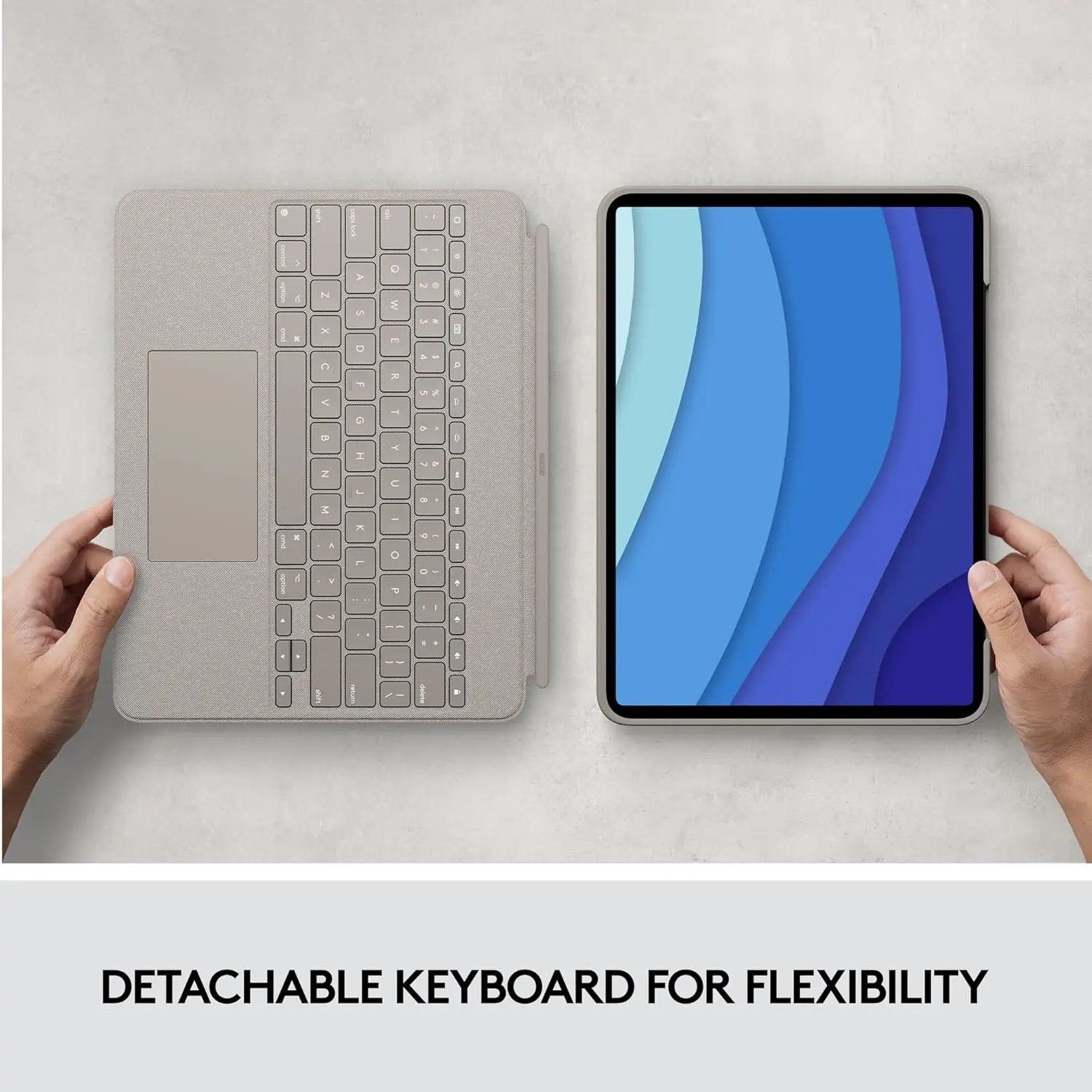 Open Box -  Logitech Combo Touch iPad Pro 12.9-inch (5th, 6th gen - 2021 2022) Keyboard Case LogitechBullseye Deals