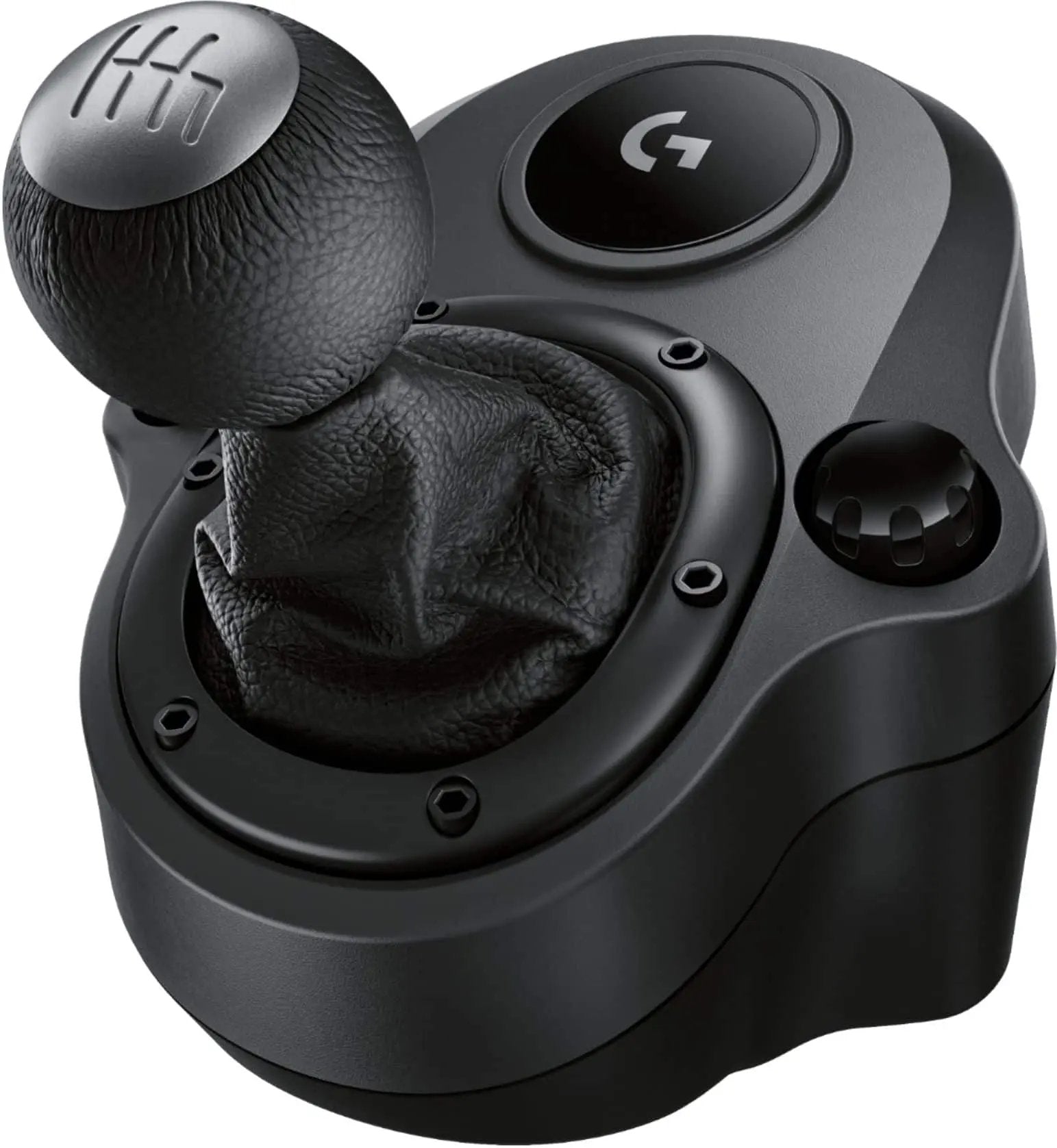 Open Box -  Logitech - Driving Force Shifter for Xbox Series X|S, Xbox One, and PlayStation 4 & 5 - Black/Silver LogitechBullseye Deals