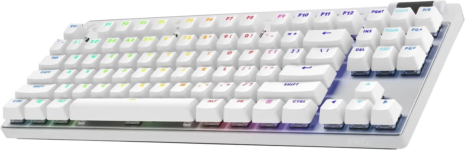 Open Box -  Logitech G PRO X TKL LIGHTSPEED Wireless Gaming Keyboard - White LogitechBullseye Deals