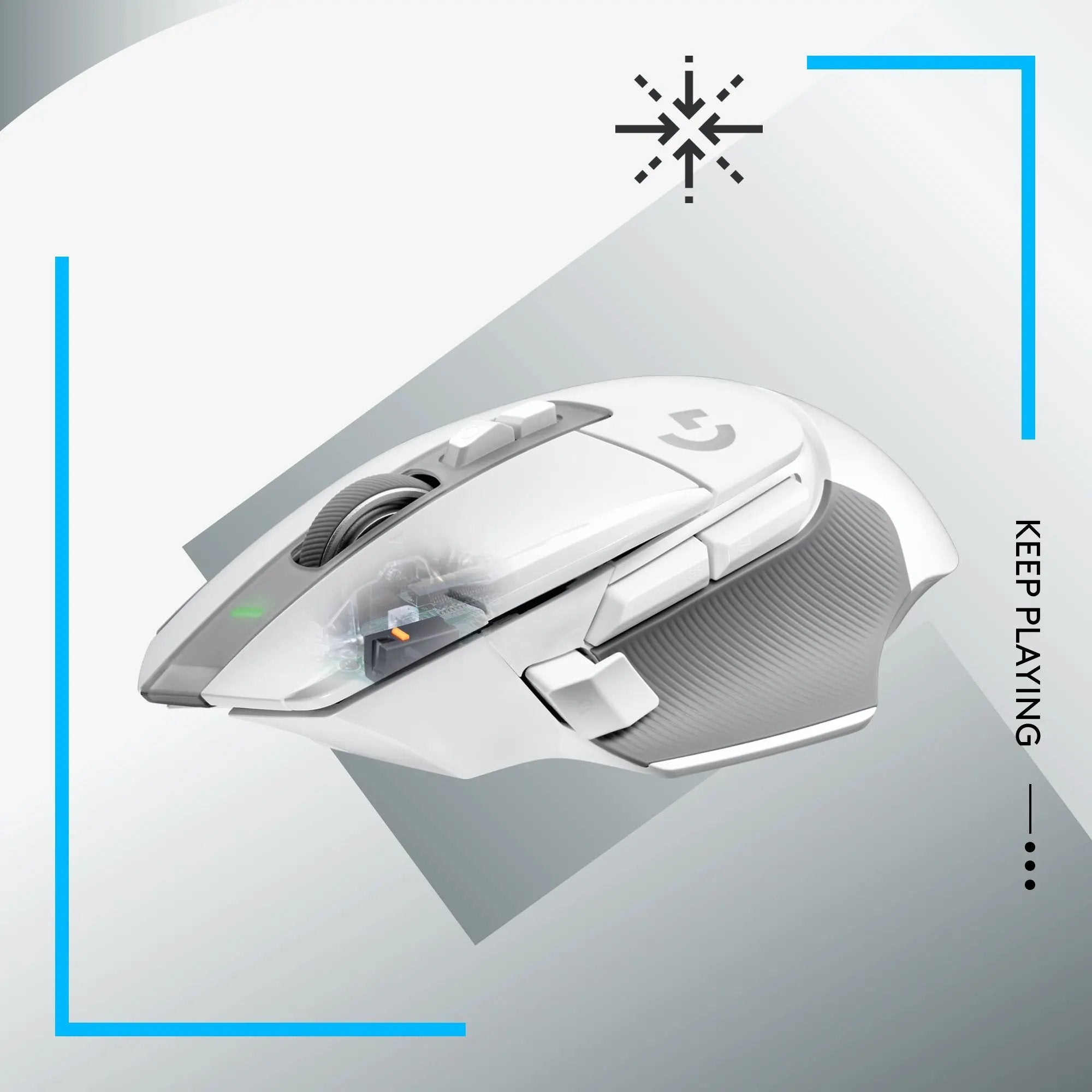 Open Box -  Logitech G502 X Lightspeed Wireless Gaming Mouse LIGHTFORCE LogitechBullseye Deals