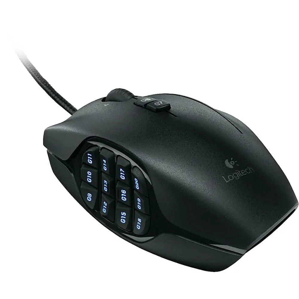 Open Box -  Logitech G600 MMO Gaming Mouse, Black (910-002864) LogitechBullseye Deals