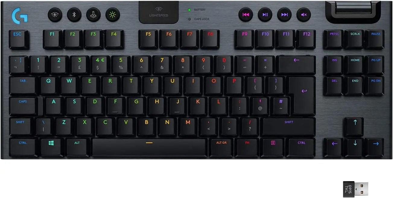 Open Box -  Logitech - G915 LIGHTSPEED TKL Wireless Mechanical GL Linear Switch Gaming Keyboard LogitechBullseye Deals