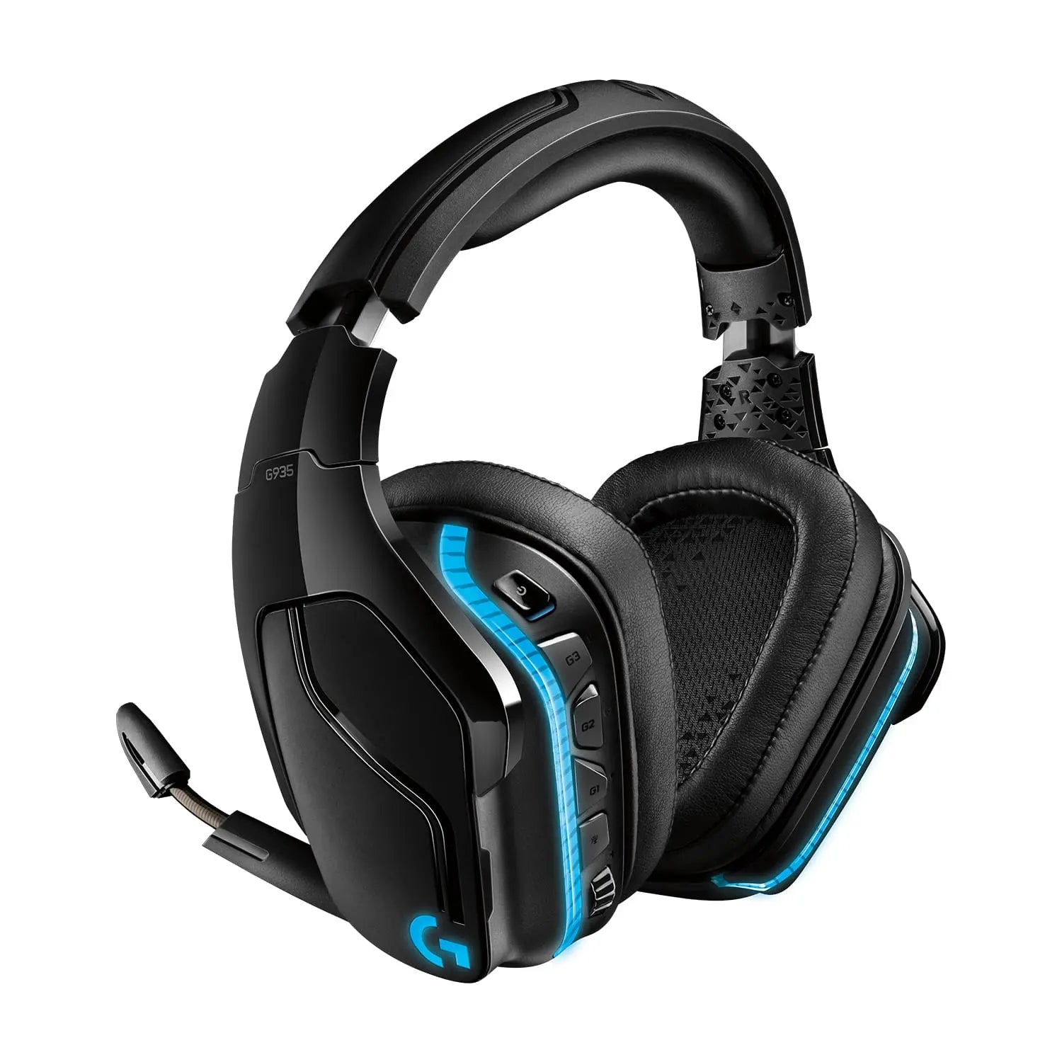Open Box -  Logitech G935 Wireless Gaming Headset for PC - Black/Blue - 981-000742 LogitechBullseye Deals