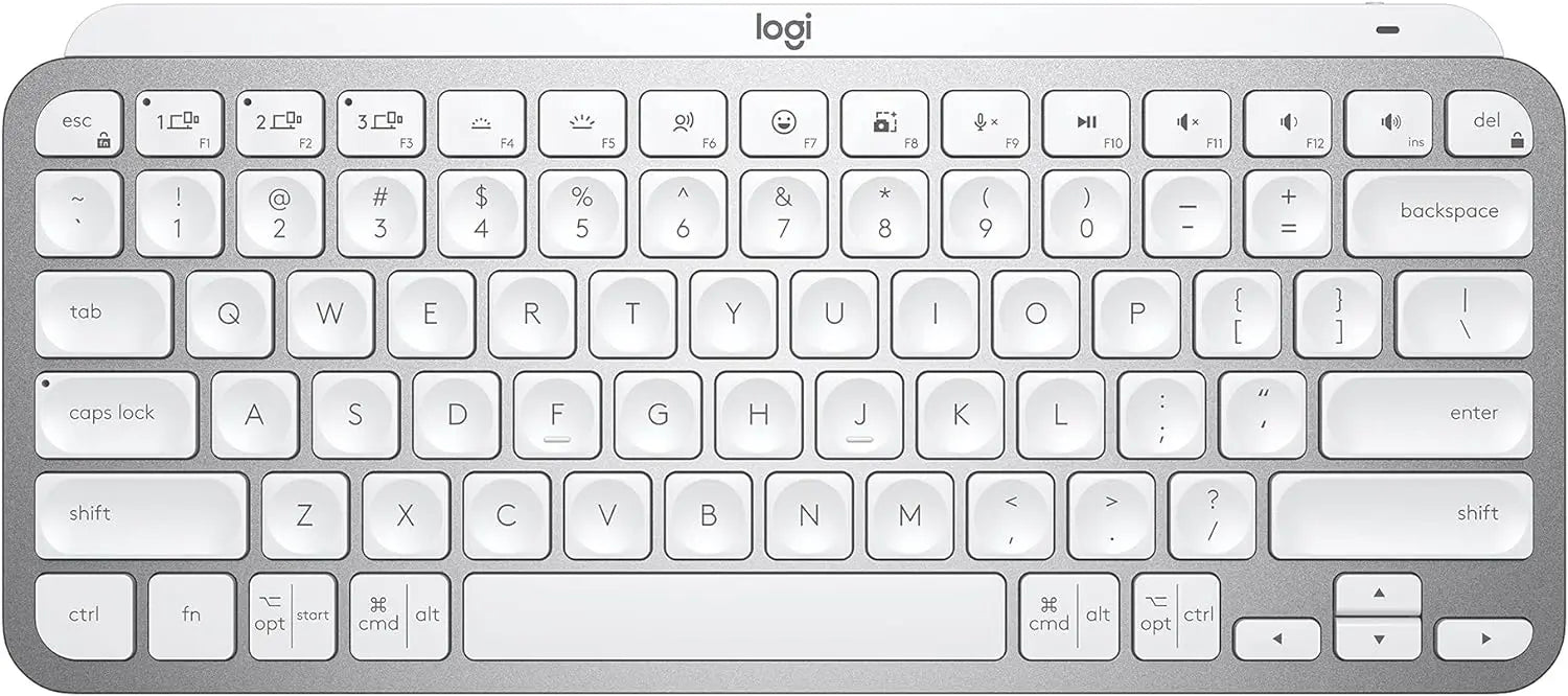Open Box -  Logitech MX Keys Mini Minimalist Wireless Illuminated Keyboard Bluetooth, USB-C LogitechBullseye Deals