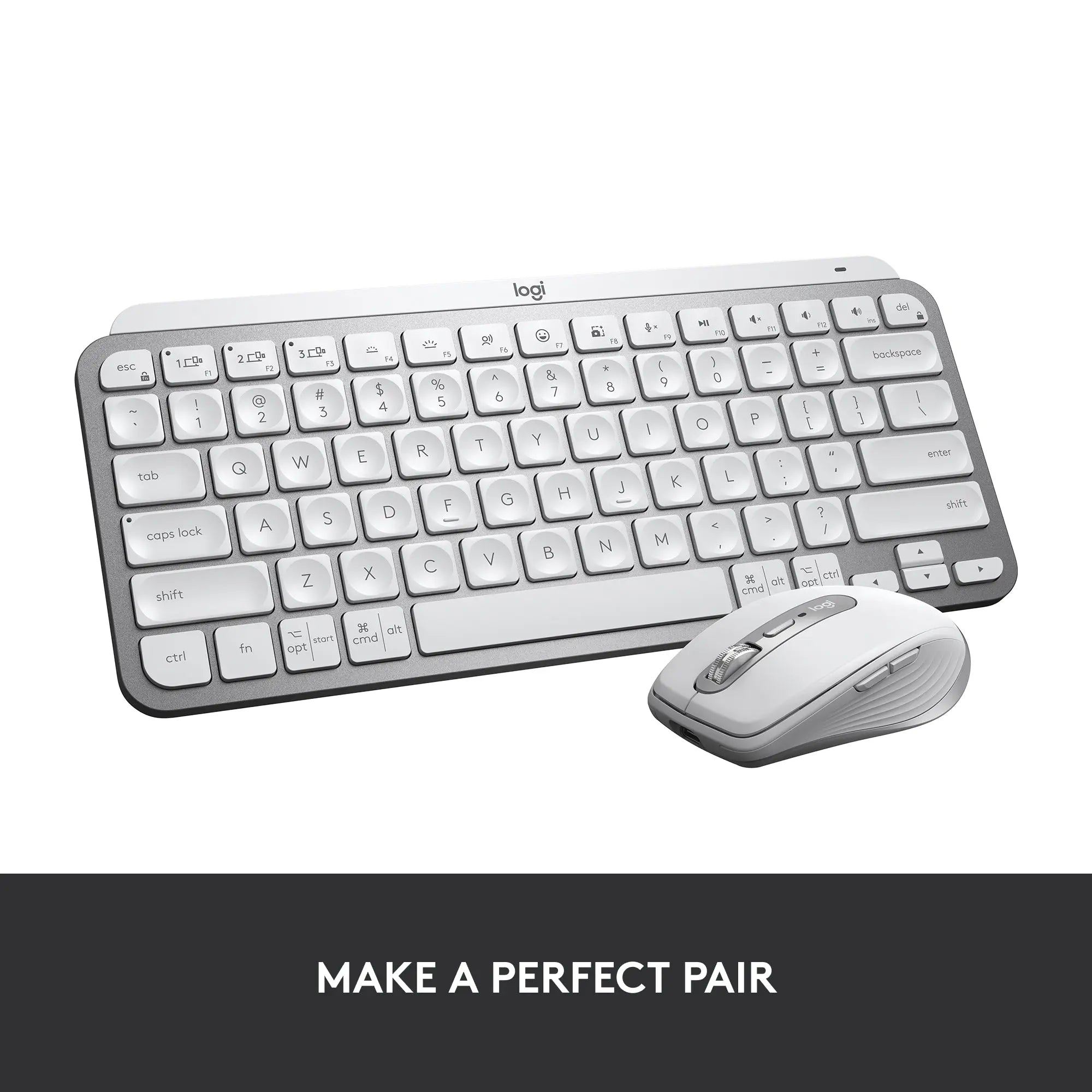Open Box -  Logitech MX Keys Mini Minimalist Wireless Illuminated Keyboard Bluetooth, USB-C LogitechBullseye Deals