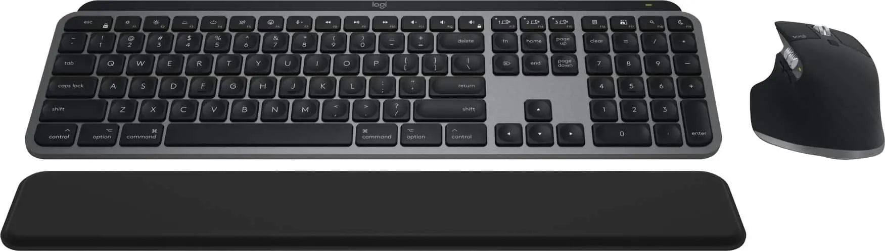 Open Box -  Logitech - MX Keys S Combo for Mac Full-size Wireless Scissor Keyboard - 920-012592 LogitechBullseye Deals