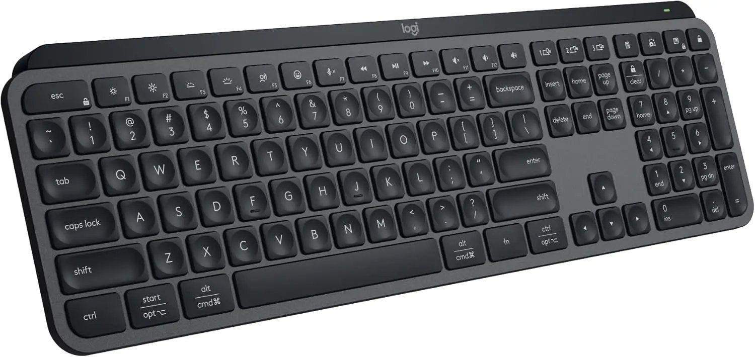 Open Box -  Logitech MX Keys S Wireless Keyboard, Low Profile, Quiet Typing, Backlighting, Bluetooth LogitechBullseye Deals