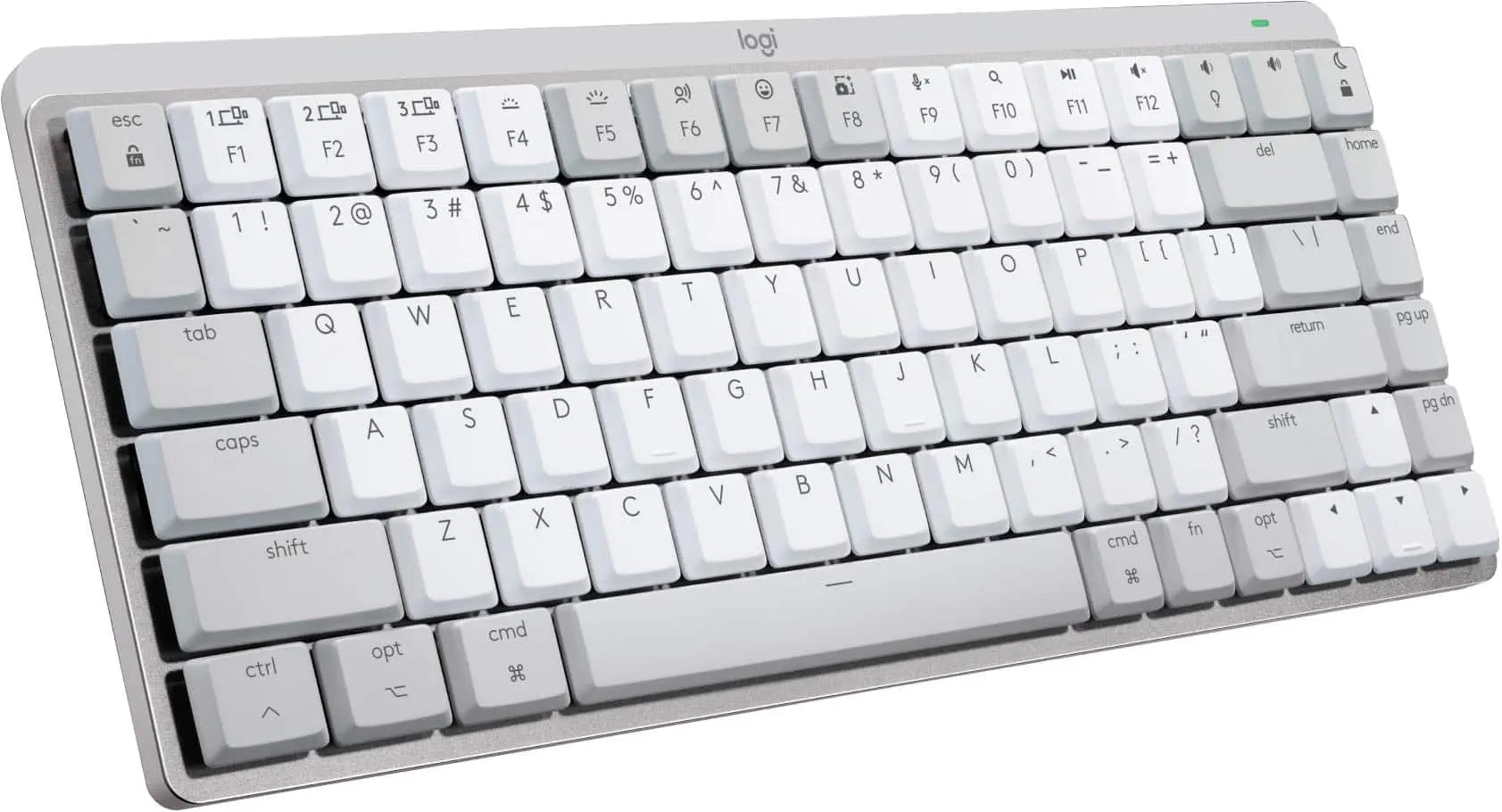 Open Box -  Logitech - MX Mechanical Mini for Mac Compact Wireless Mechanical Clicky Switch Keyboard LogitechBullseye Deals