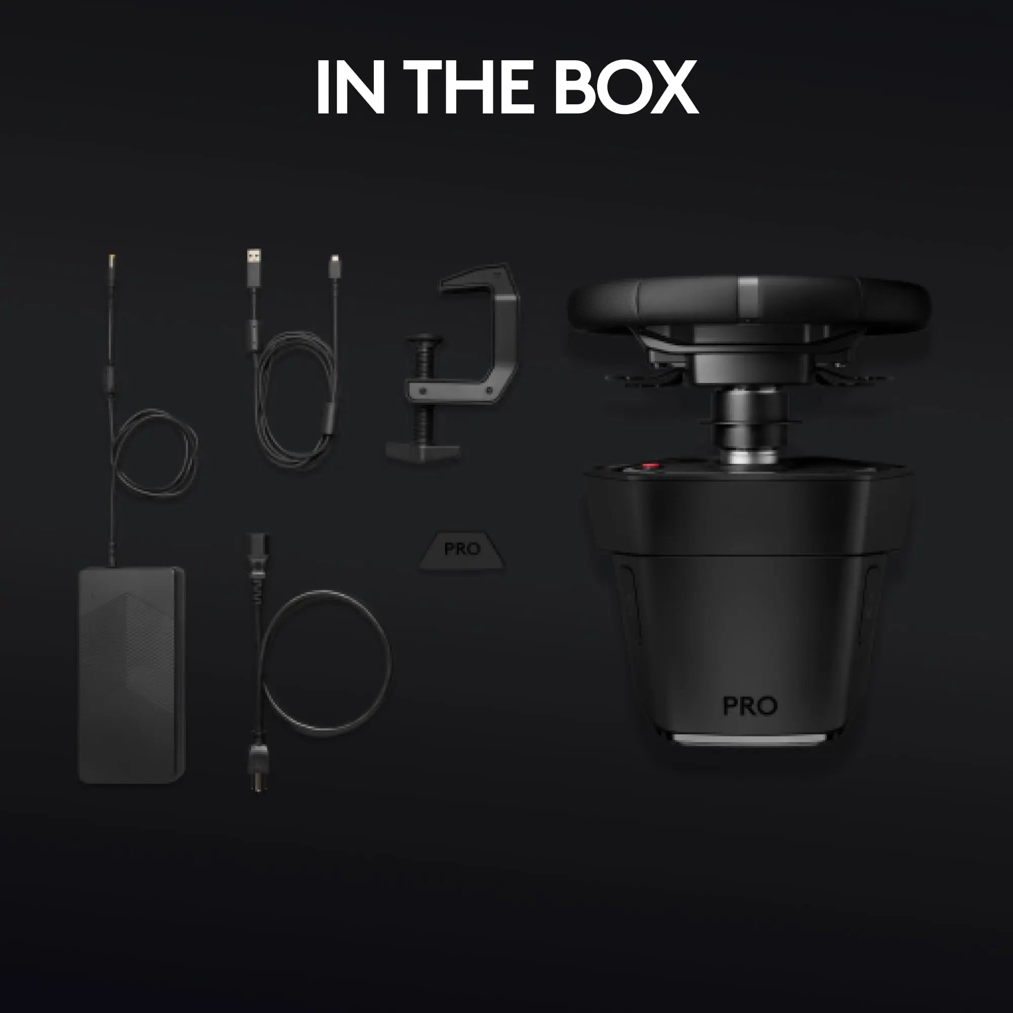 Open Box -  Logitech - PRO Racing Wheel for PC with TRUEFORCE Force Feedback - Black LogitechBullseye Deals