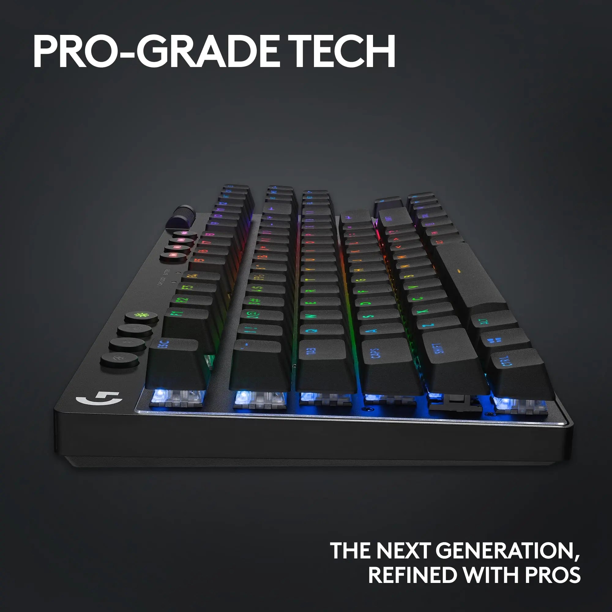 Open Box -  Logitech - PRO X TKL LIGHTSPEED Wireless Mechanical Clicky Switch Gaming Keyboard LogitechBullseye Deals