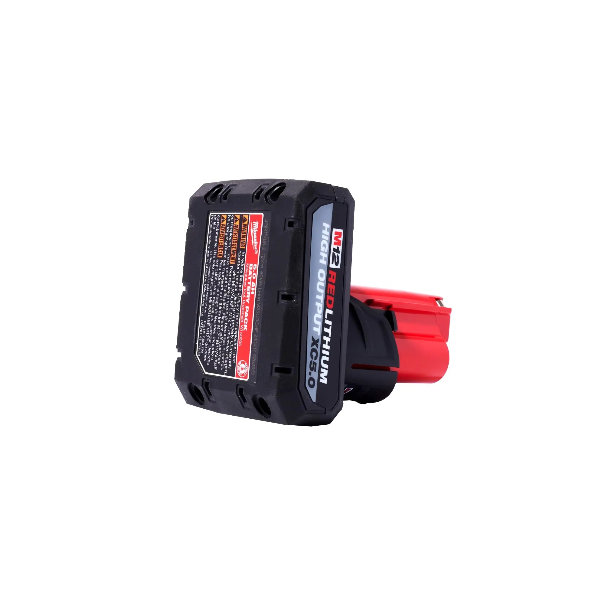 Open Box -  M12 12V Lithium-Ion XC High Output 5.0 Ah Battery Pack (2-Pack) Starter Kit with Charger MilwaukeeBullseye Deals