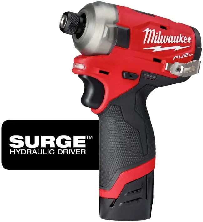 Open Box -  M12 FUEL SURGE 12-Volt Lithium-Ion Brushless Cordless 1/4 in. Hex Impact Driver MilwaukeeBullseye Deals