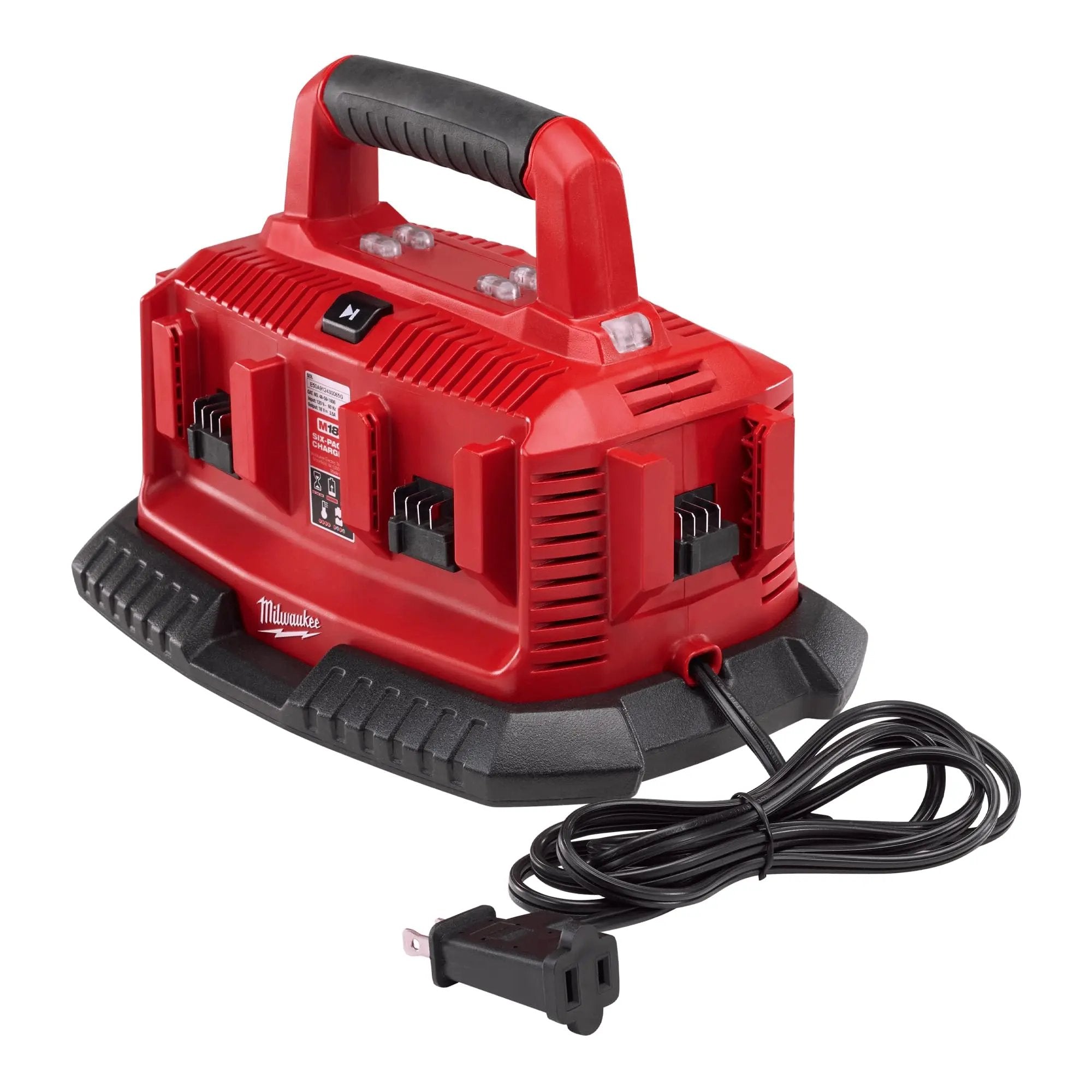 Open Box -  M18 18-Volt Lithium-Ion 6-Port Sequential Battery Charger MilwaukeeBullseye Deals
