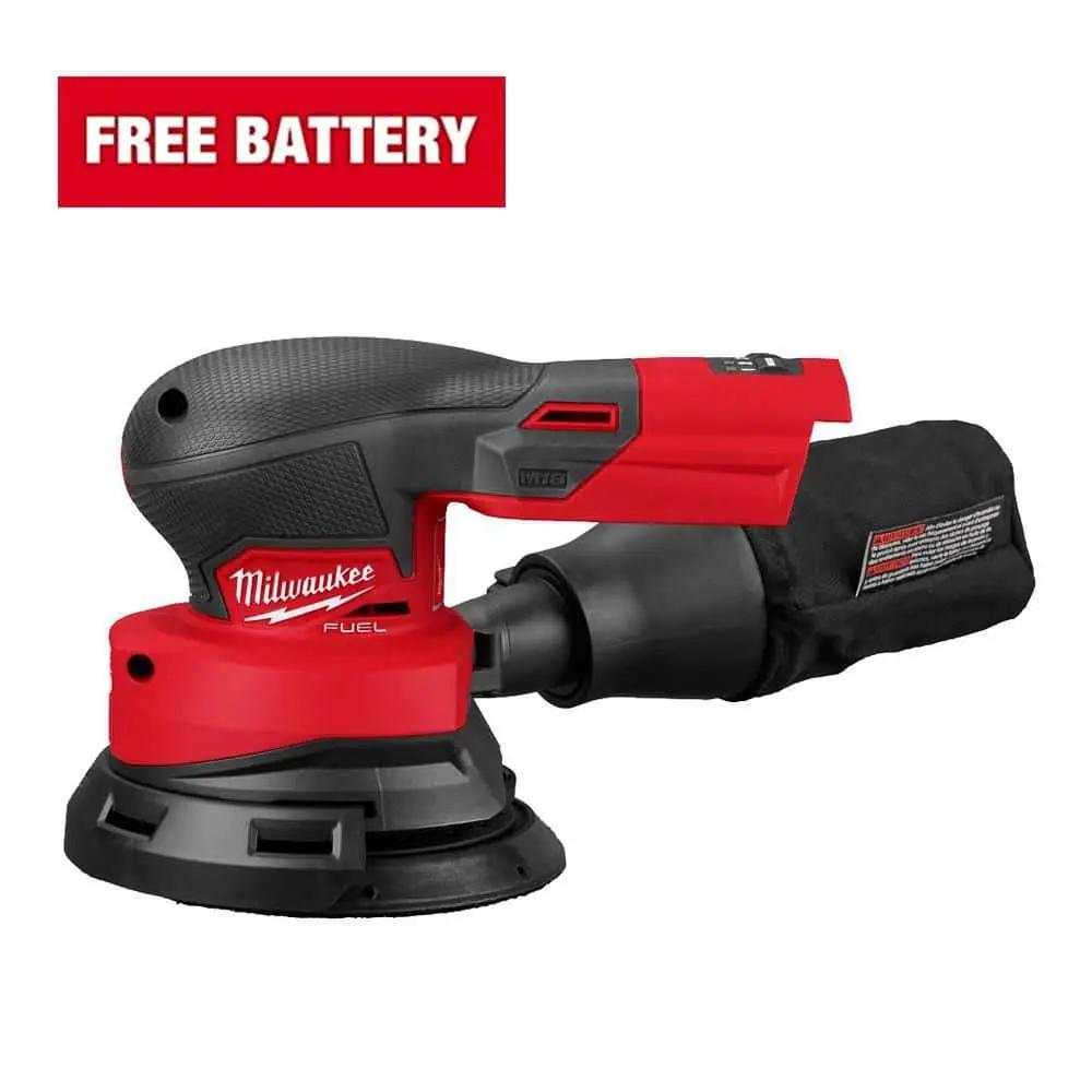 Open Box -  M18 18V Lithium-Ion Brushless Cordless FUEL 5 in. Random Orbit Sander (Tool-Only) MilwaukeeBullseye Deals