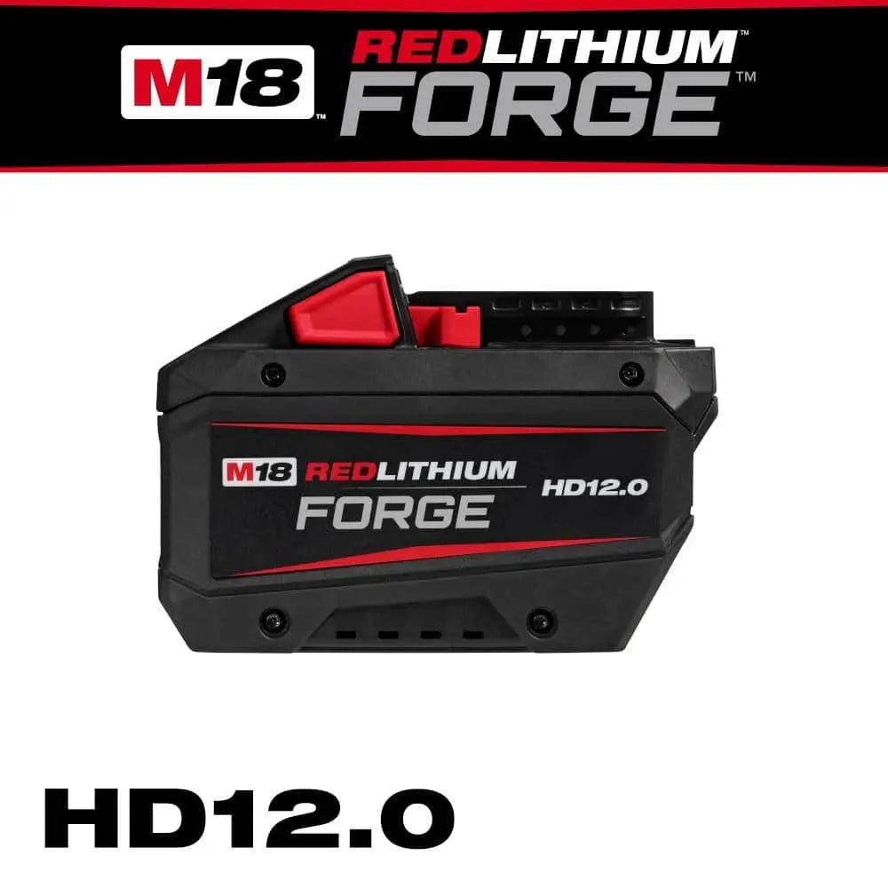 Open Box -  M18 18V Lithium-Ion REDLITHIUM FORGE HD 12.0 Ah Battery Pack MilwaukeeBullseye Deals
