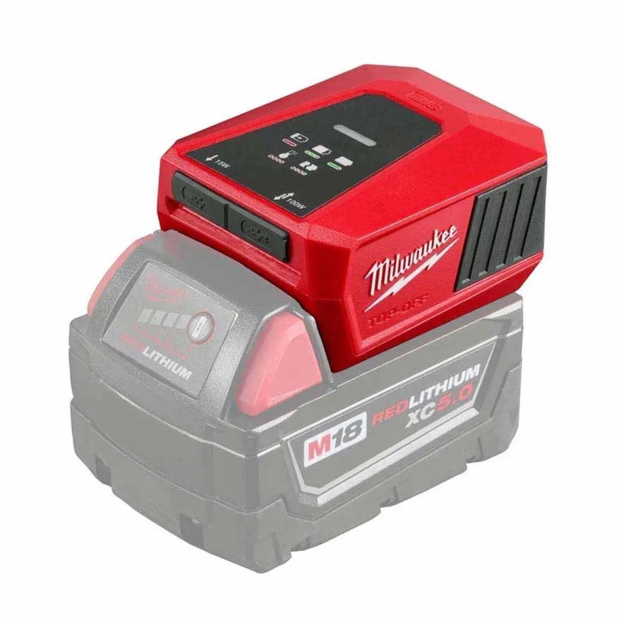 Open Box -  M18 18V Lithium-Ion TOP-OFF Charger & Power Supply (Tool-Only) MilwaukeeBullseye Deals