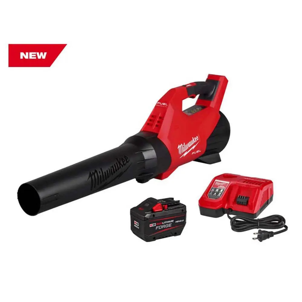 Open Box -  M18 FUEL 120 MPH 500 CFM 18V Brushless Cordless Battery Powered Leaf Blower Kit w/12.0 Ah FORGE Battery & Rapid Charger MilwaukeeBullseye Deals