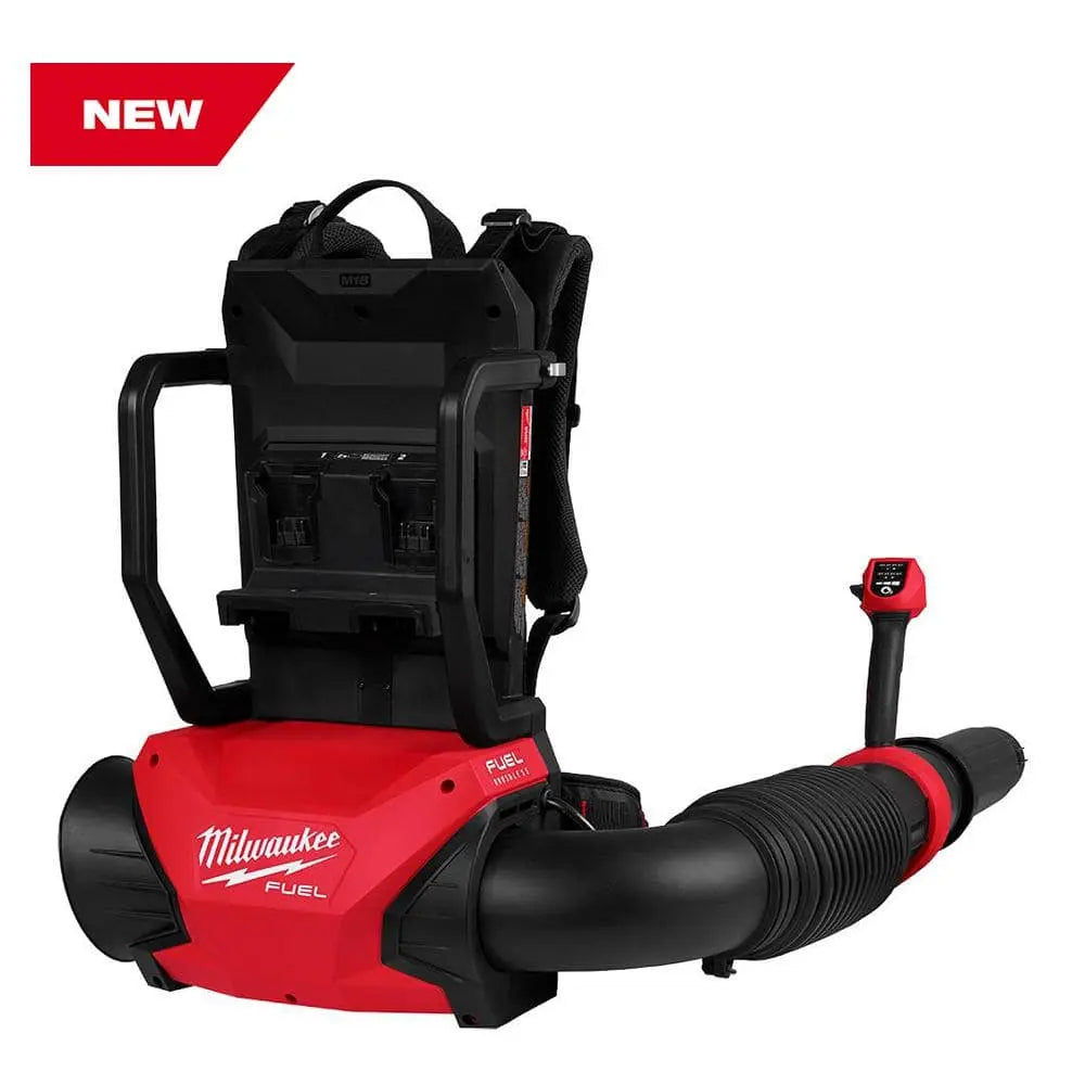Open Box -  M18 FUEL 155 MPH 650 CFM 18-Volt Lithium-Ion Brushless Cordless Dual Battery Backpack Blower (Tool Only) MilwaukeeBullseye Deals